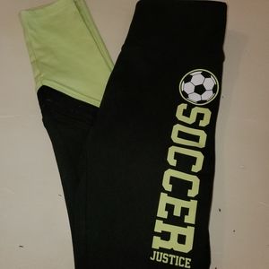 Justice Active "Soccer" leggings girls 14/16